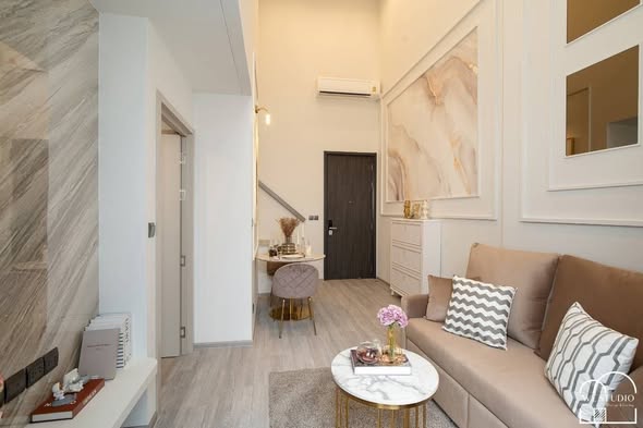 living room of THE LINE Sukhumvit 101