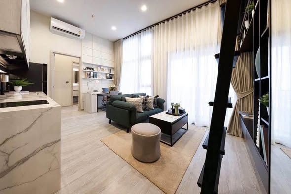 living room of THE LINE Sukhumvit 101