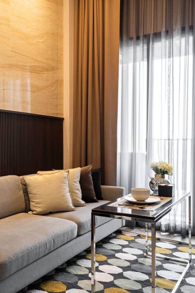 living room of THE LINE Sukhumvit 101