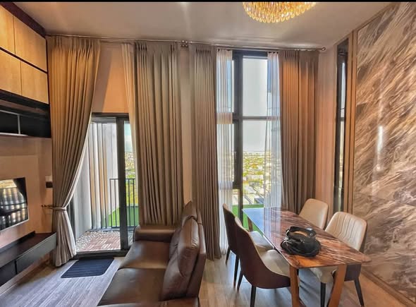 living room and bedroom of THE LINE Sukhumvit 101