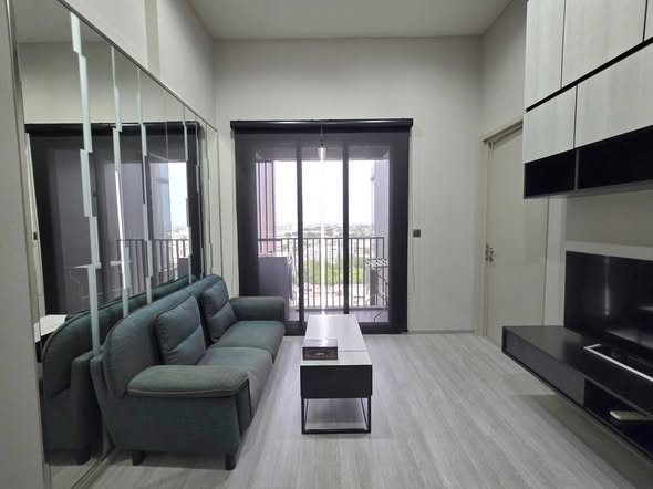 living room and bedroom and room interior of THE LINE Sukhumvit 101