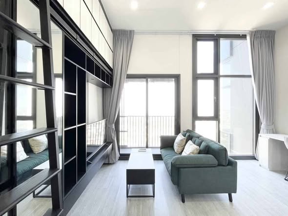 living room and room interior of THE LINE Sukhumvit 101