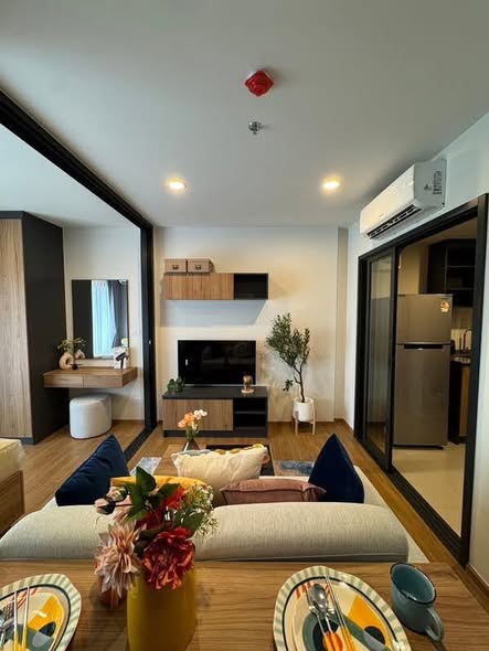 living room of The Line Vibe เดอะ ไลน์ ไวบ์