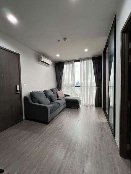 living room and bedroom of THE LINE Wongsawang