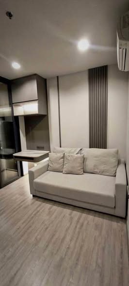 living room and bedroom of THE LINE Wongsawang