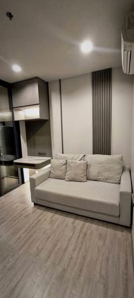 living room and bedroom of THE LINE Wongsawang