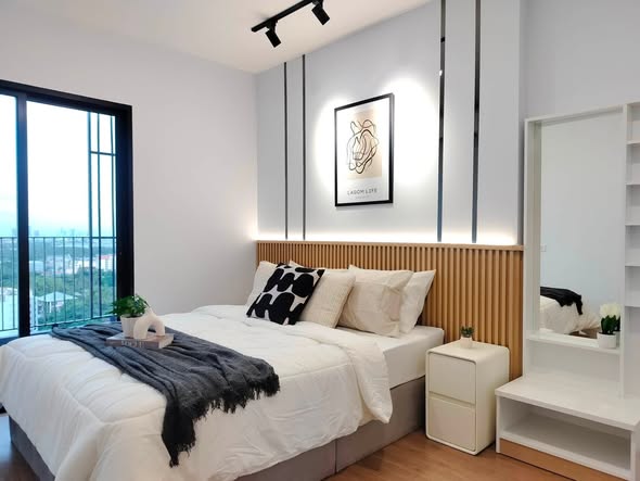 bedroom of The LIVIN Phetkasem