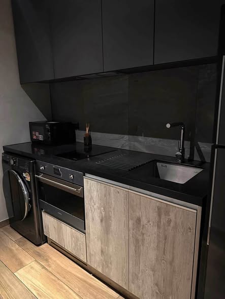bathroom and kitchen of The Lofts Asoke