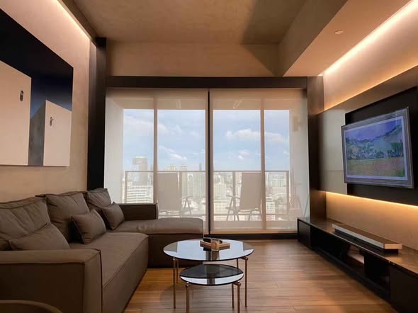 living room and room interior of The Lofts Asoke