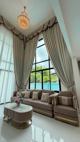 living room and bedroom of The M Pool Villas Bangkok – Ekkamai