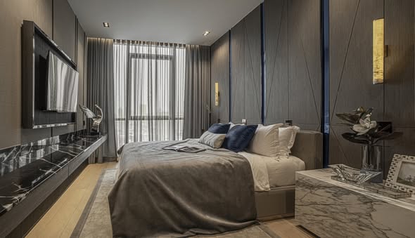 bedroom of The Monument Thong Lo