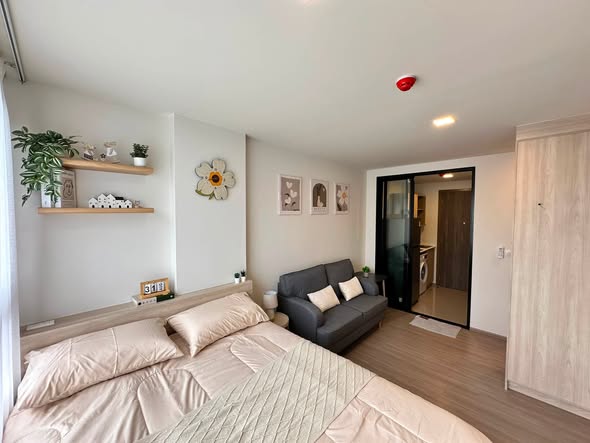 bedroom of THE MUVE Sukhumvit 107
