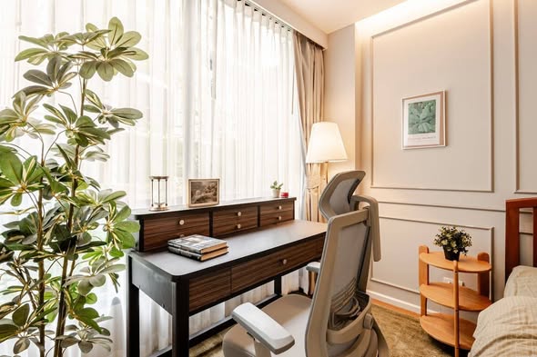 living room and bedroom of The Nest Ploenchit
