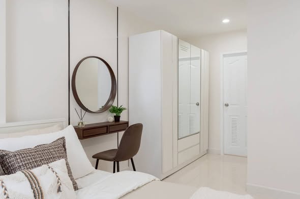 living room and bedroom and room interior of The Niche ID Ladprao 130
