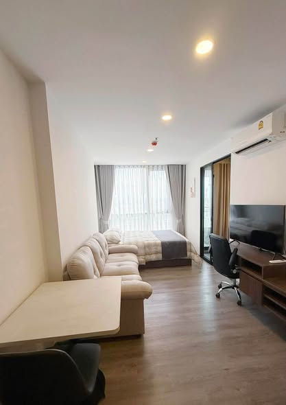 living room and bedroom of The Origin Ladprao-Bangkapi