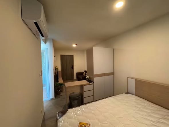 bedroom of THE ORIGIN SUKHUMVIT – PRAKSA สำนักงานขายคอนโด