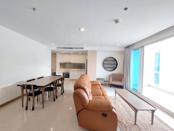 living room of The Palm Wongamat Beach Pattaya