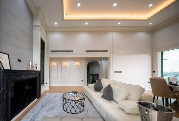 living room and kitchen of The Pano