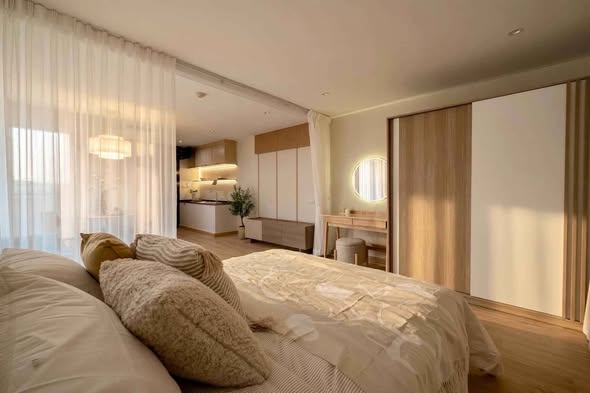 bedroom of The Peak Condominium