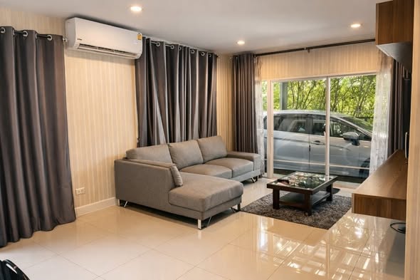living room and bedroom of THE PLANT THEPHARAK