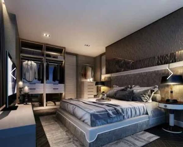 bedroom of The Politan Aqua