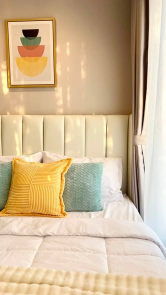 bedroom of The Politan Rive