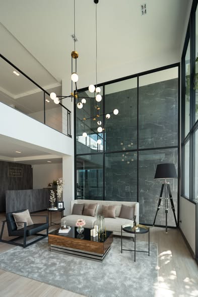 living room of The Preston Townhome