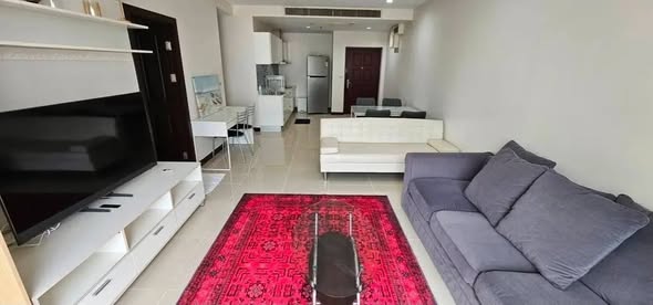 living room and bedroom of The Prime 11 Condo