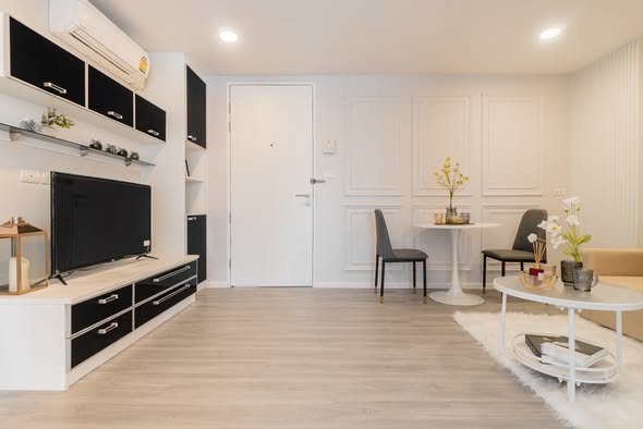 bedroom of The Raffles Condominium