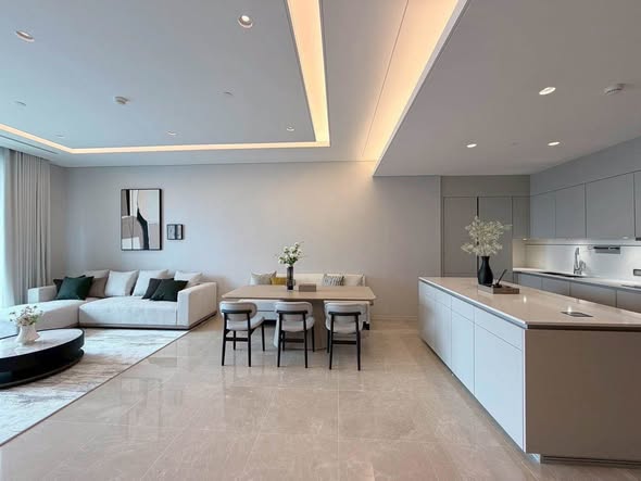 living room of The Residences at Sindhorn Kempinski Hotel Bangkok
