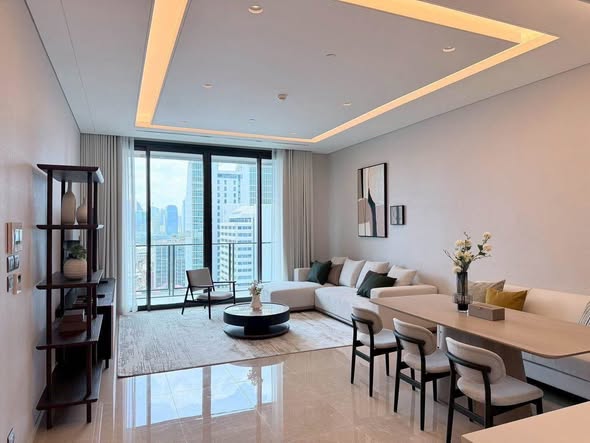 living room of The Residences at Sindhorn Kempinski Hotel Bangkok