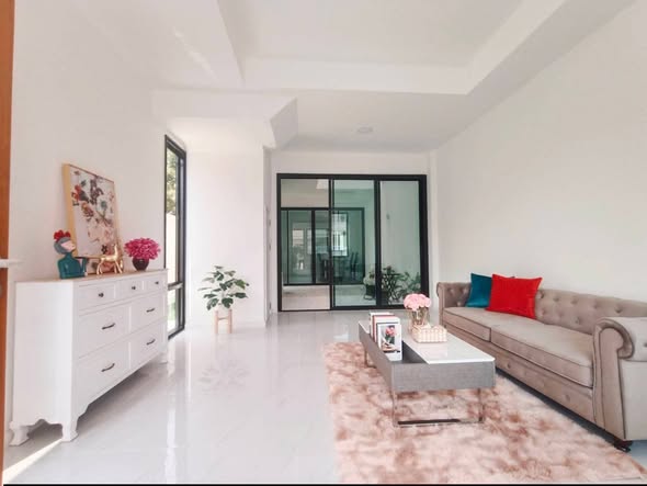 living room of The Rich Biz Home Sukhumvit 105