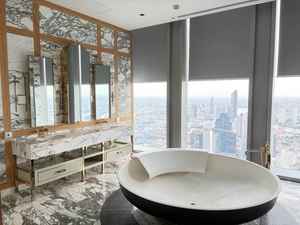 bathroom of The Ritz-Carlton Residences, Bangkok