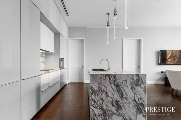 bathroom and kitchen of The Ritz-Carlton Residences, Bangkok