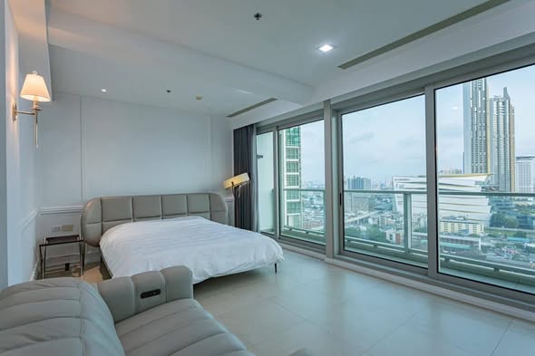 bedroom of The River Condominium