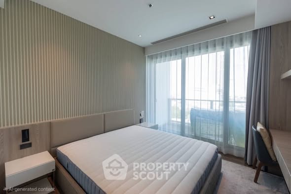 bedroom of The River Condominium