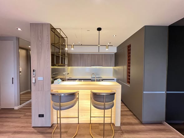 kitchen of The River Condominium