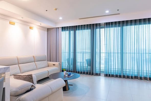 living room and bedroom and room interior of The River Condominium