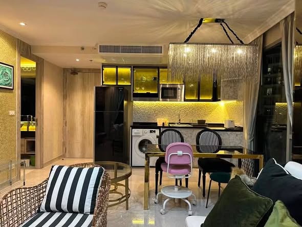 living room of The Riviera Monaco เดอะ ริเวียร่า โมนาโค