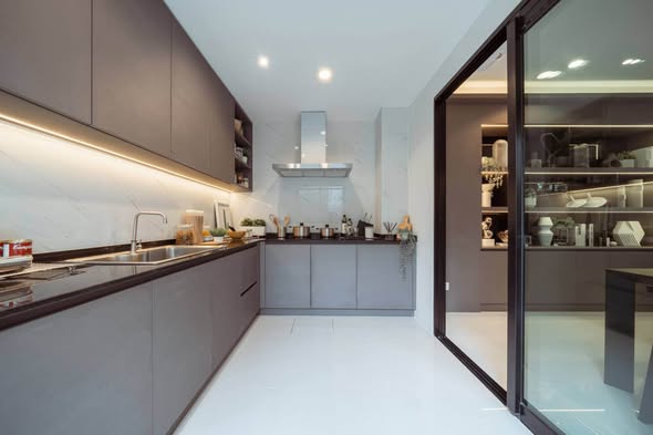 kitchen of The Roof Townhome