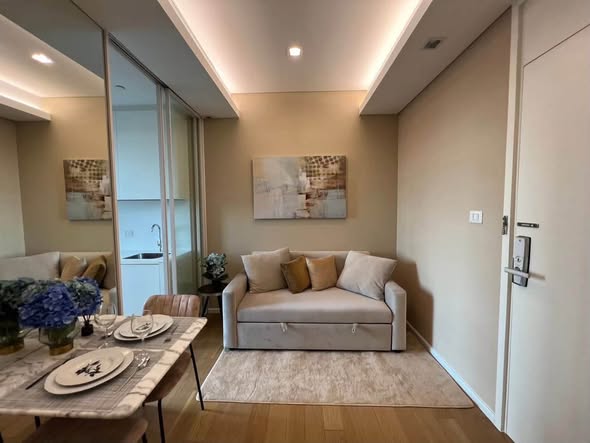 bedroom and living room of The Saint Residences