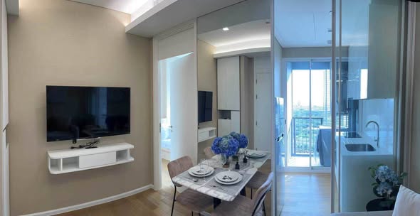 living room of The Saint Residences