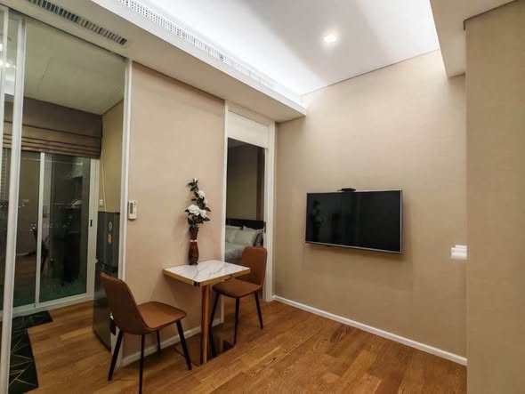 living room and room interior and bathroom of The Saint Residences