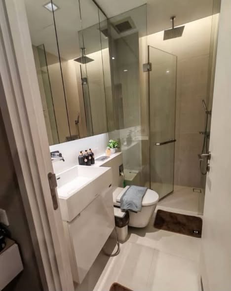 room interior and bathroom of The Saint Residences