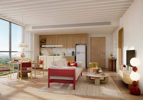 living room of The Standard Residences Hua Hin