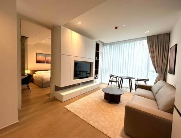 bedroom and living room and room interior of The Strand Thonglor