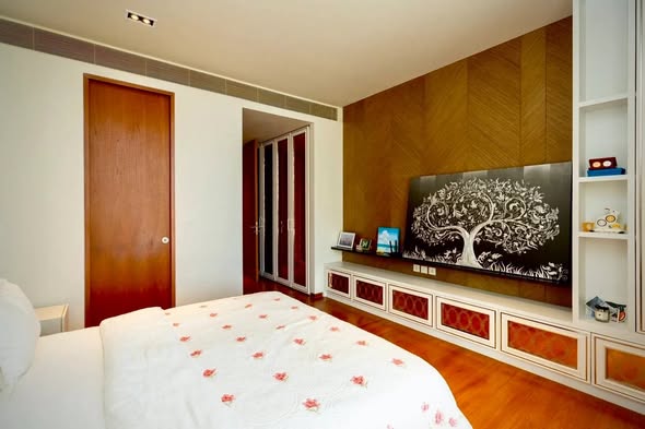 bedroom of The Sukhothai Residences