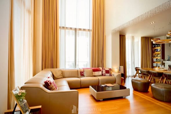 living room of The Sukhothai Residences