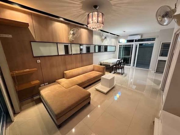 living room and bedroom of The Terrace Lat Phrao 71