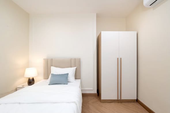 bedroom and room interior of The Trio Garden